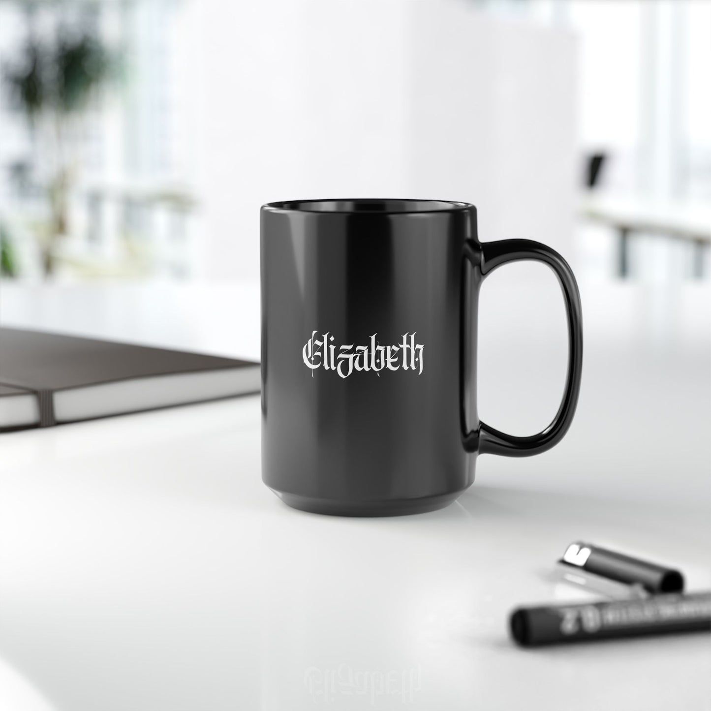 Personalized Gothic Coffee Lover Mug, Dark Aesthetics Coffee Cup with Ravens