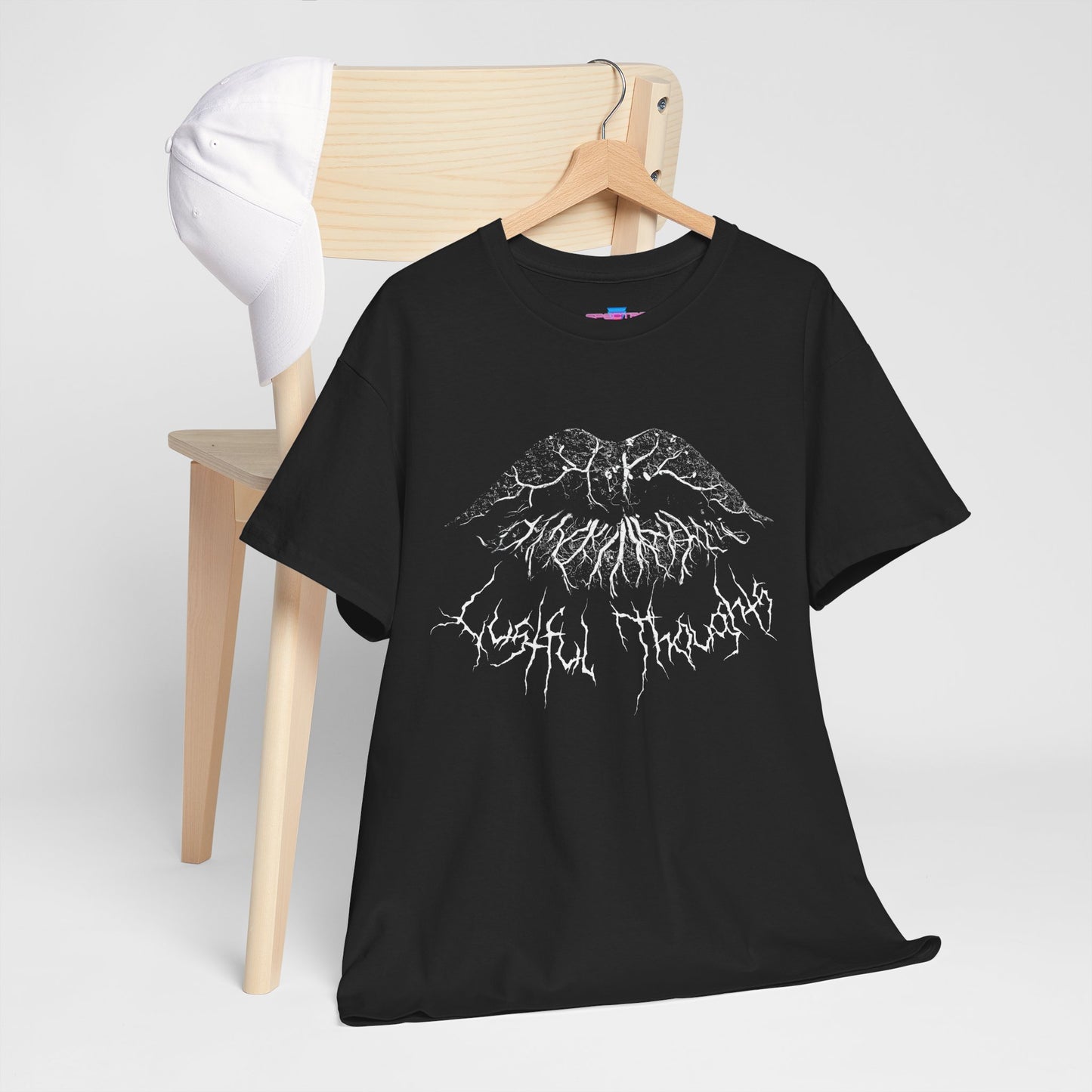 Lustful Thoughts Gothic Punk T-Shirt, Edgy Alternative Gothcore Fashion