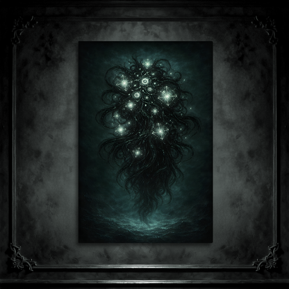 Yog-Sothoth - The Gate and the Key - Lovecraft Inspired Canvas Wall Art