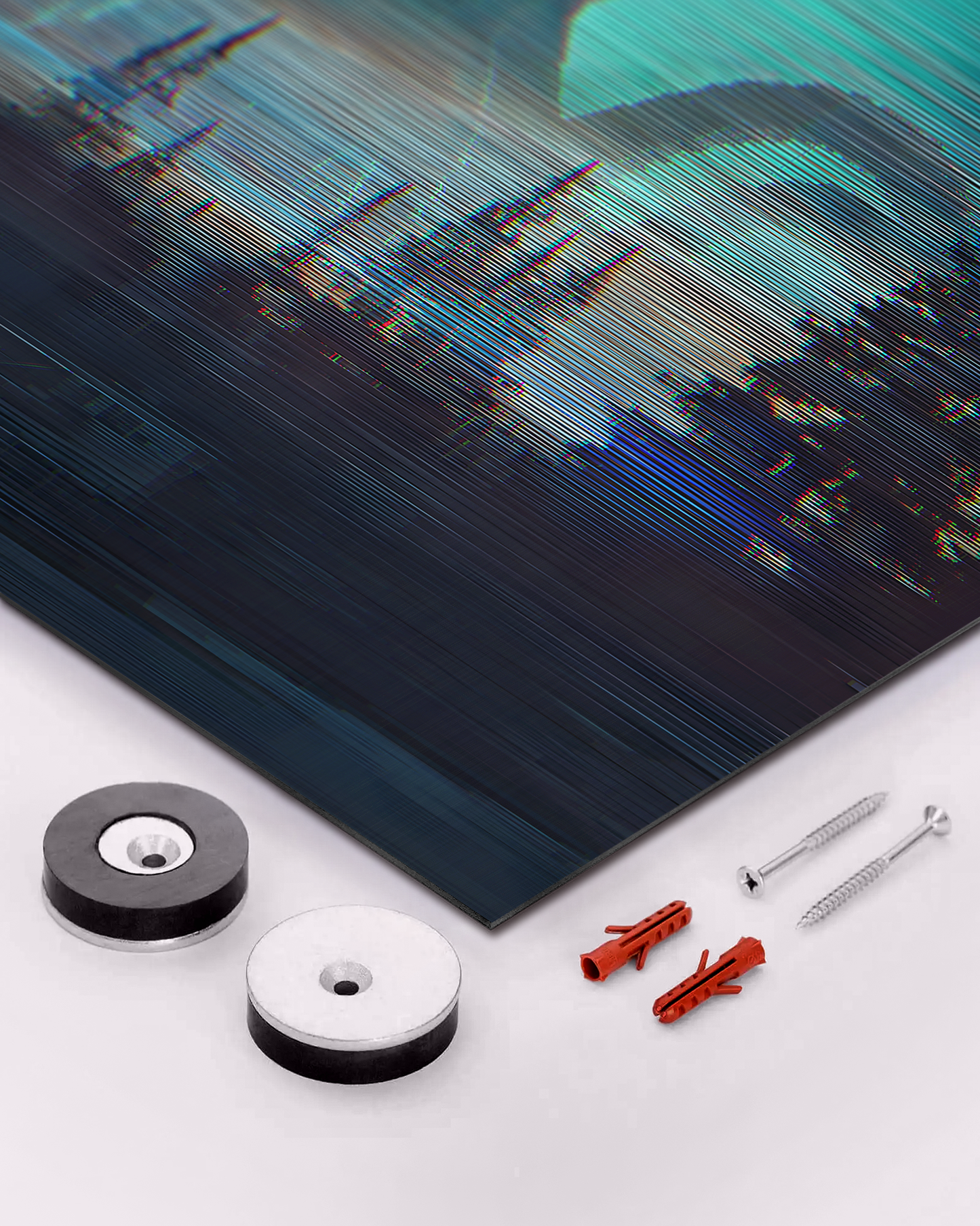 Found Footage of Cthulhu - Analog Horror Aluminum Wall Art