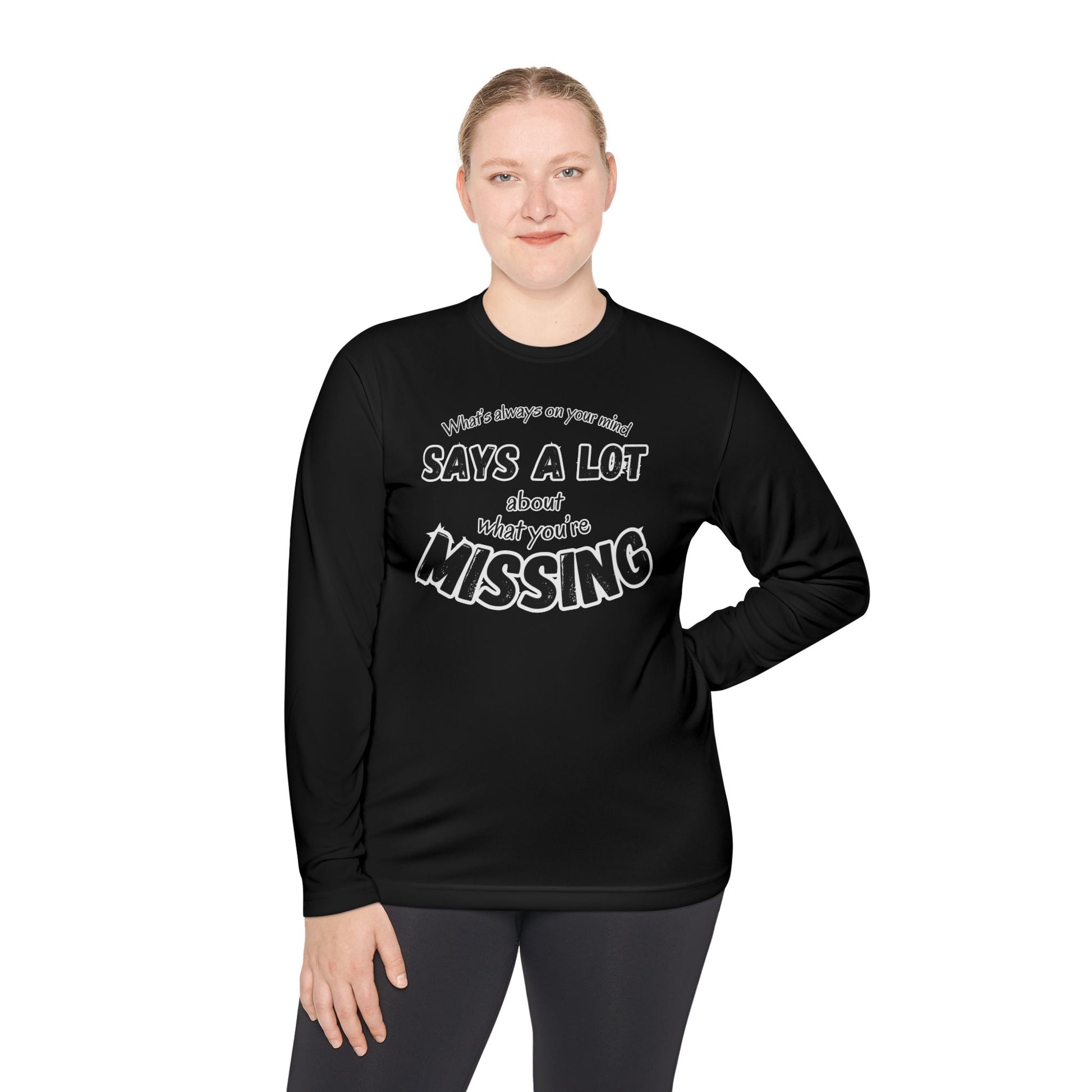 Unisex Long Sleeve Tee - Always on Your Mind Statement Outfit