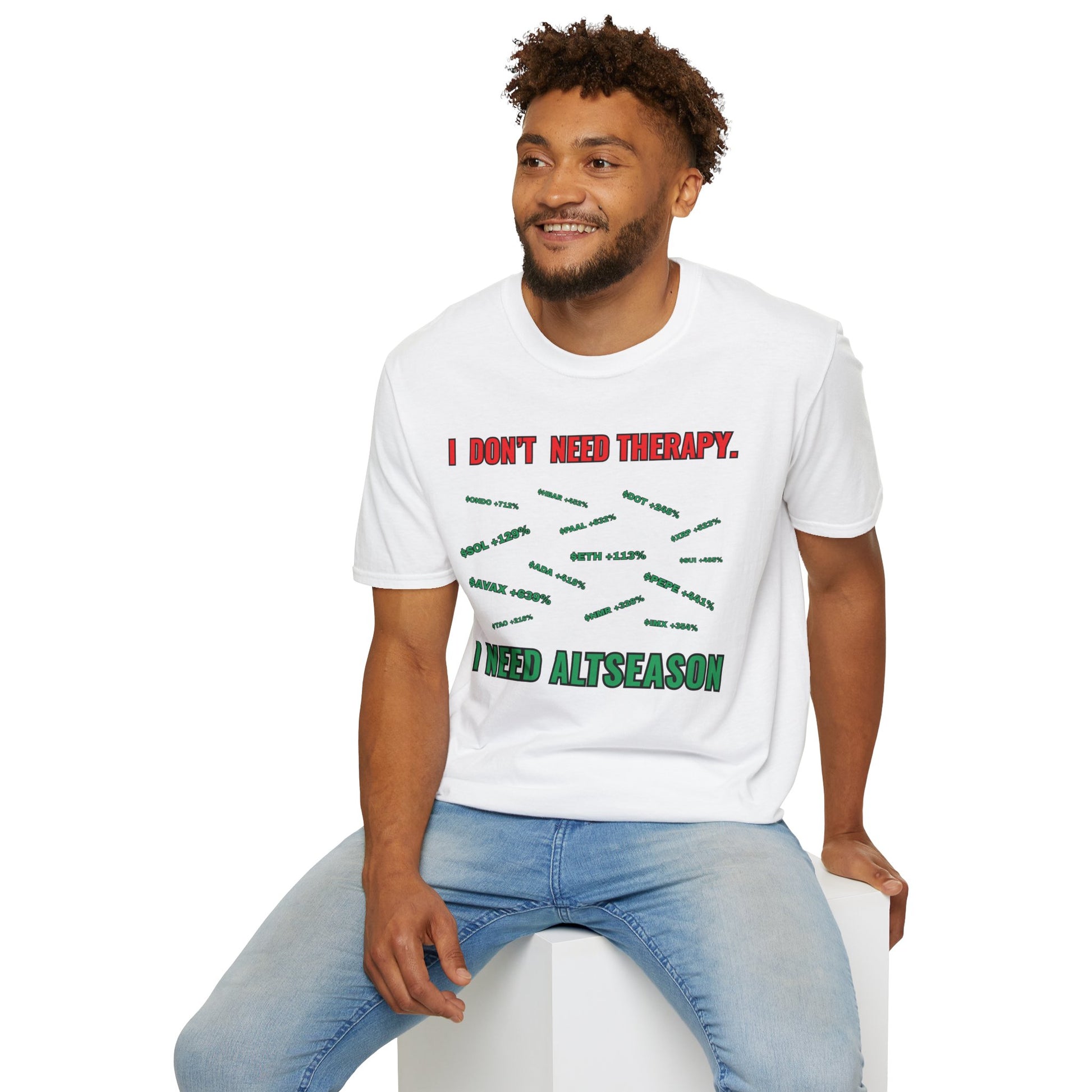 Altseason Unisex Softstyle T-Shirt – Relatable Crypto Shirt