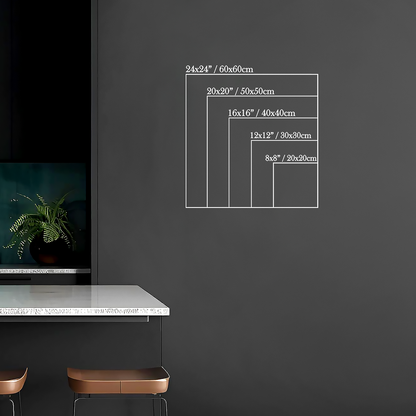 Skeleton Procession - Tech Noir Rulers - Aluminum Print Wall Art