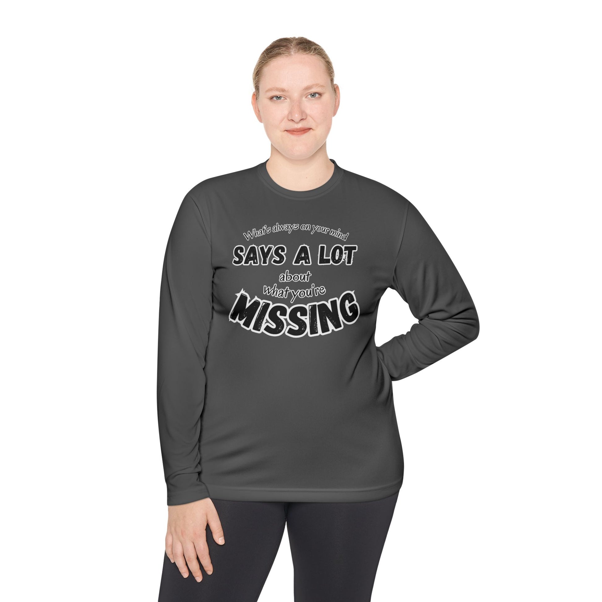Unisex Long Sleeve Tee - Always on Your Mind Statement Outfit