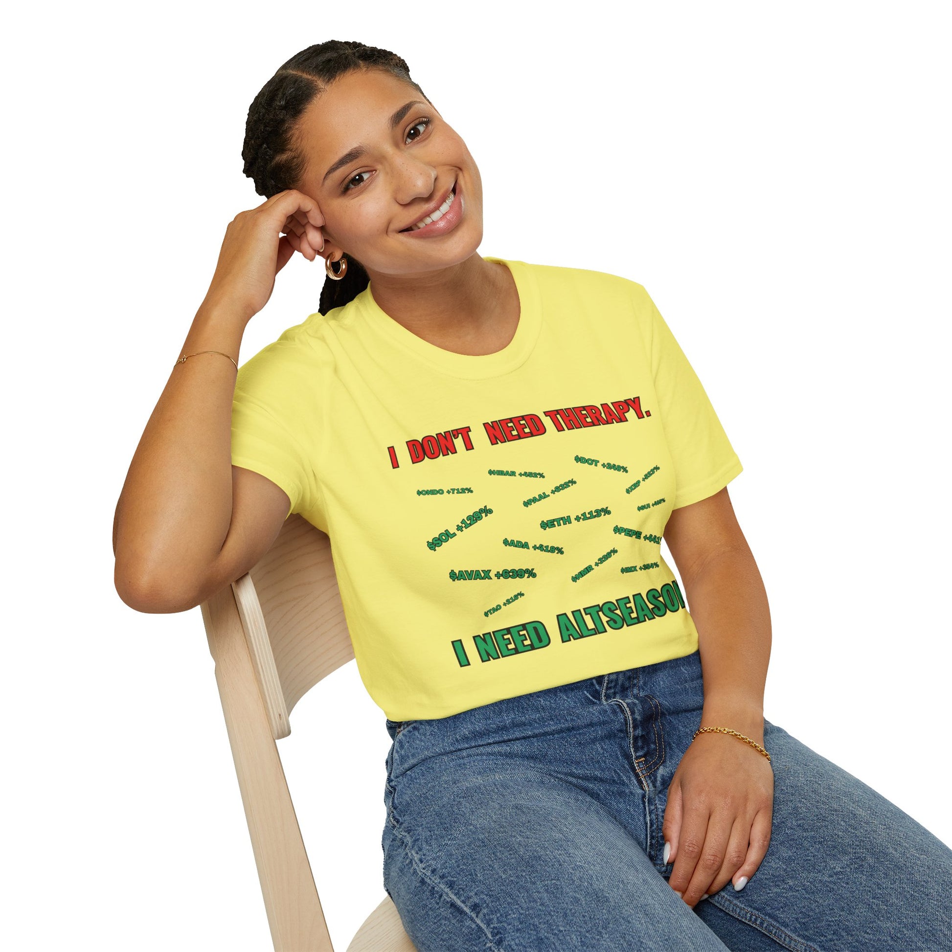 Altseason Unisex Softstyle T-Shirt – Relatable Crypto Shirt