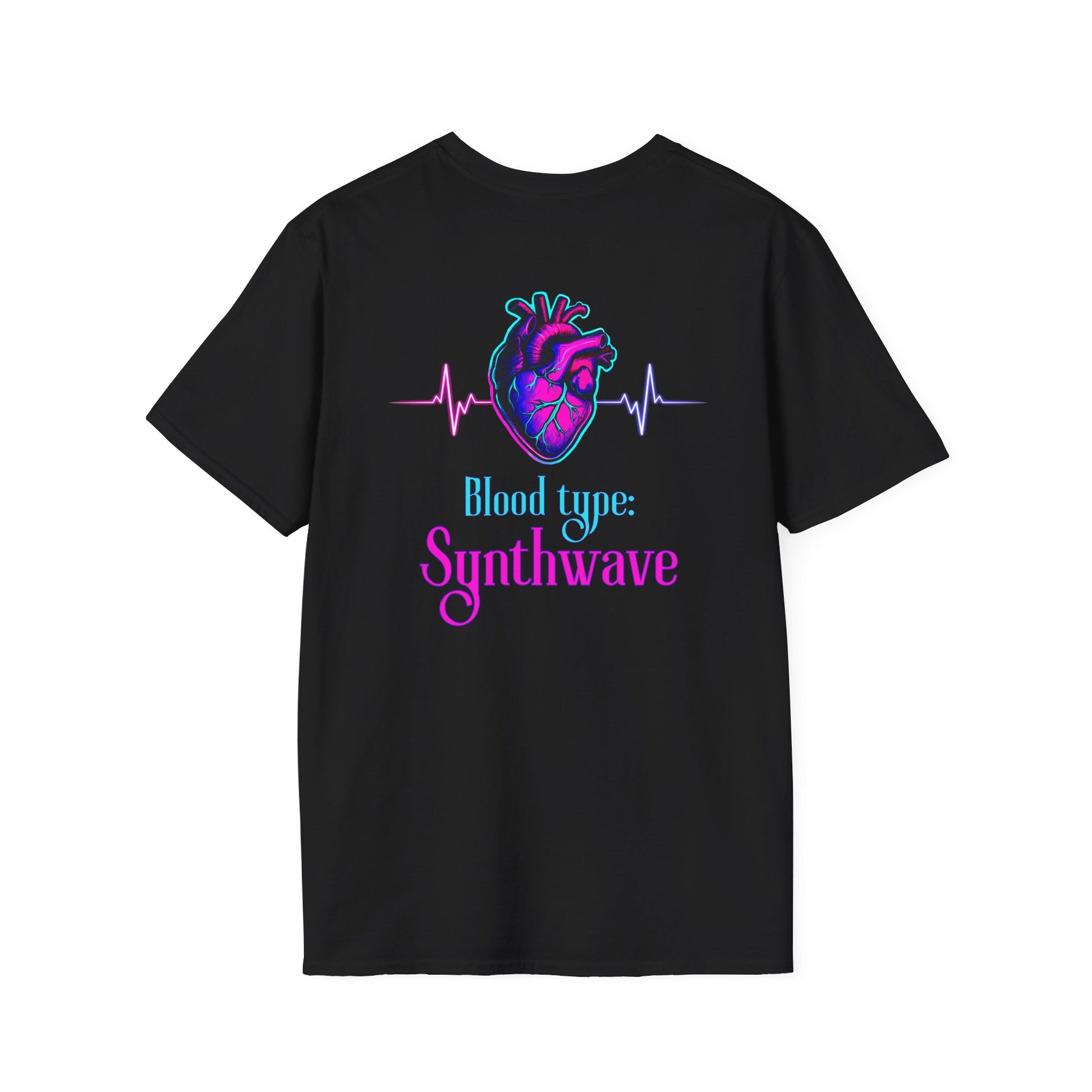 Synthwave Heart T-Shirt - Gift for 80s Music Lovers