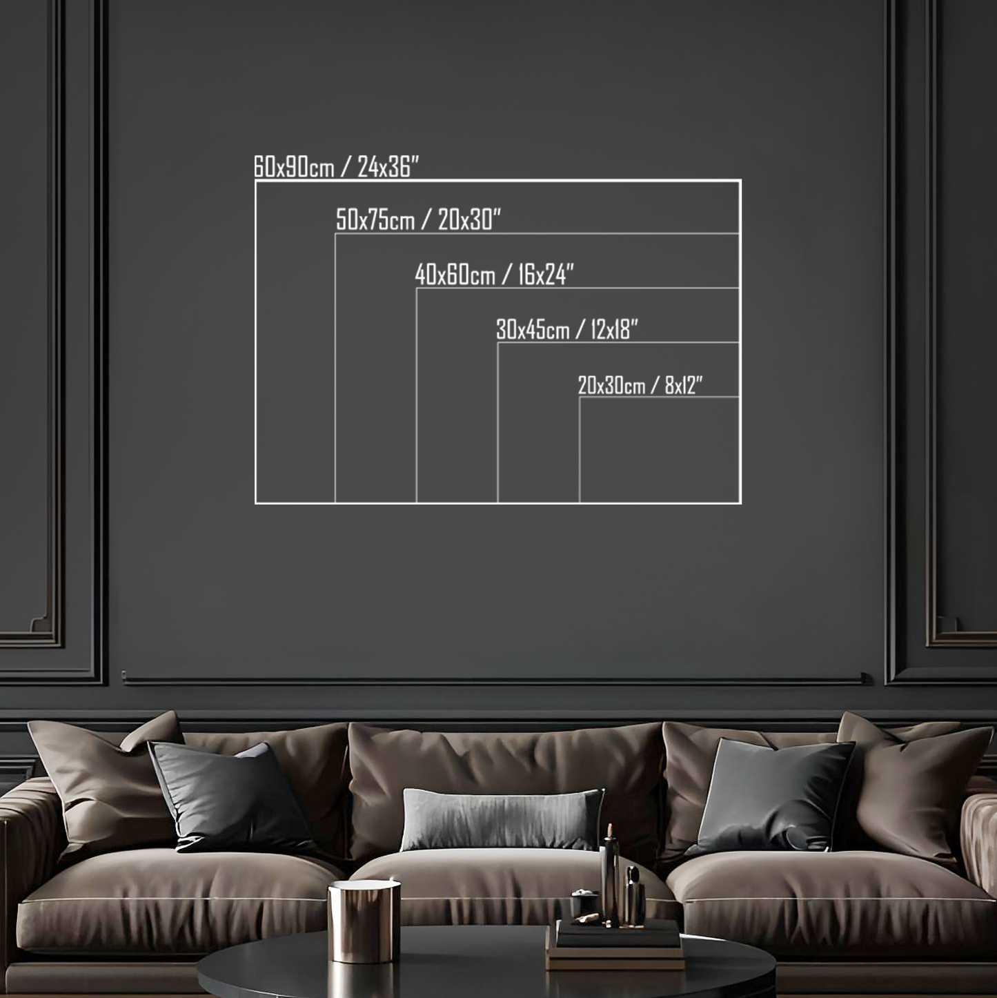 Neon Skeleton Cafe - Aluminum Print Wall Art