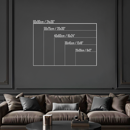 Neon Skeleton Cafe - Aluminum Print Wall Art