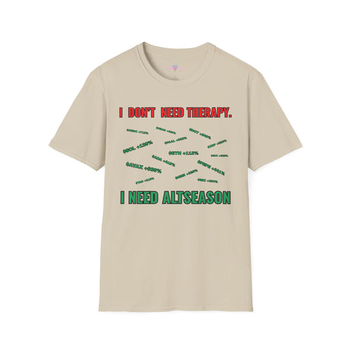 Altseason Unisex Softstyle T-Shirt – Relatable Crypto Shirt