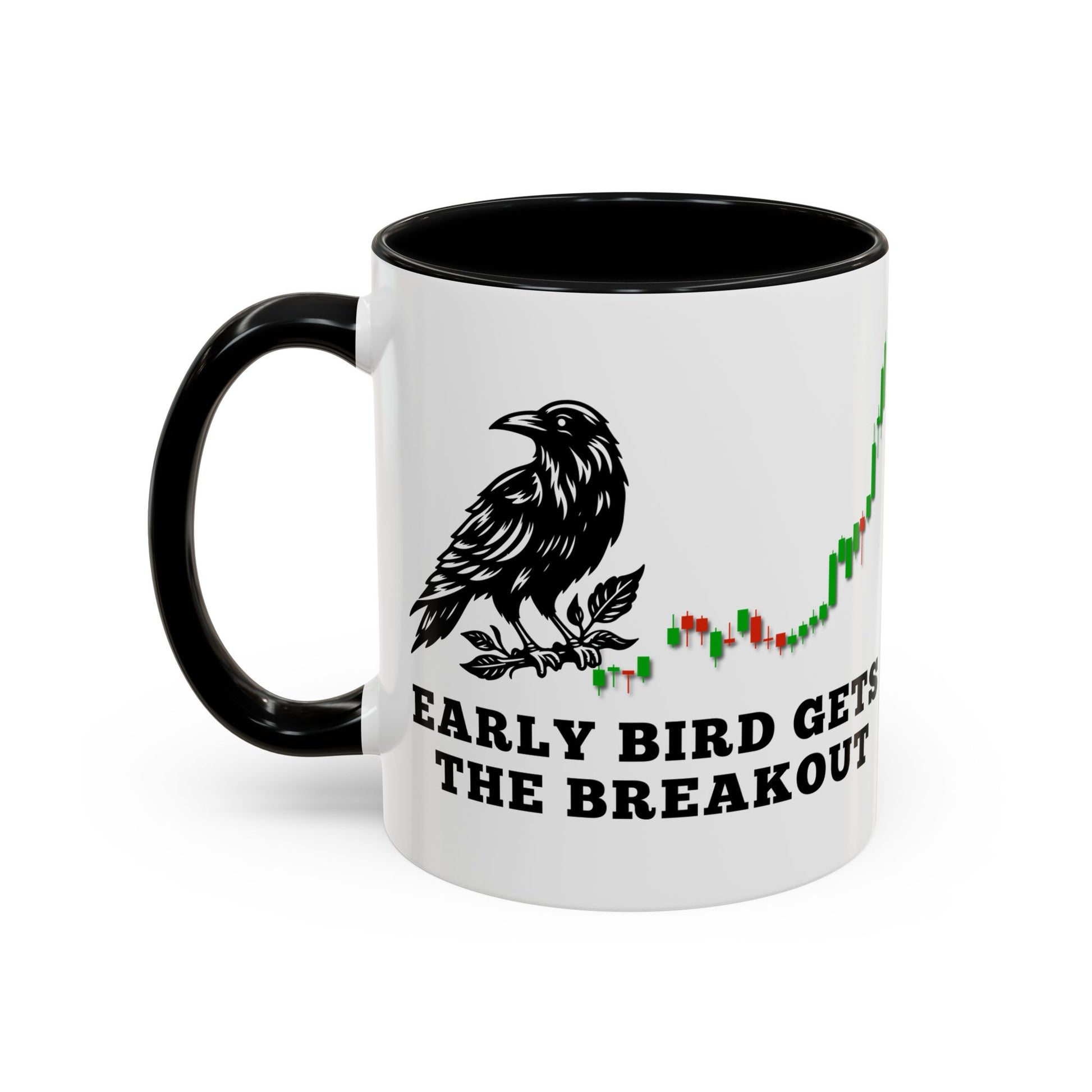 Early Bird Gets the Breakout – Funny Trader Mug – Stock Market Day Trader Gift