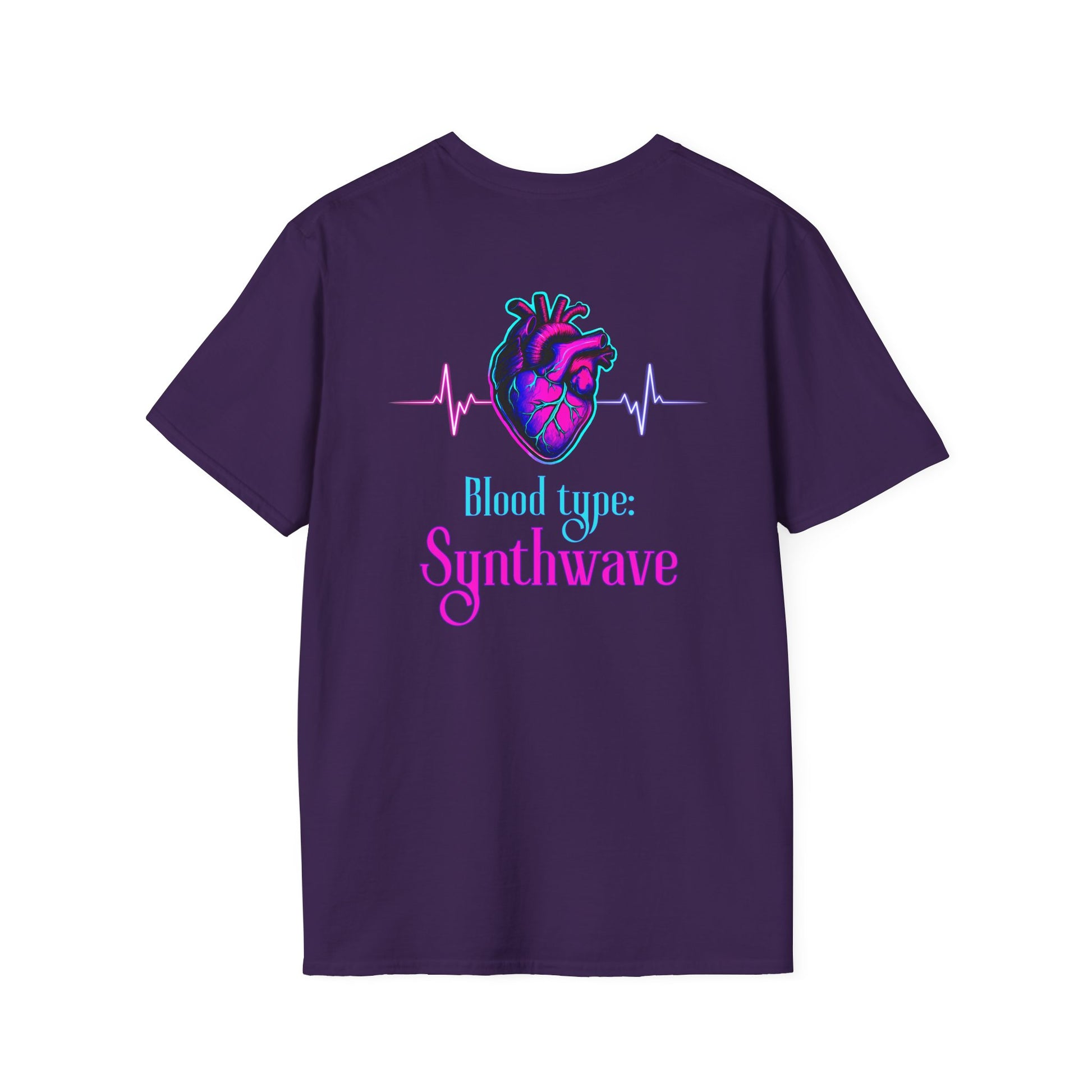 Synthwave Heart T-Shirt - Gift for 80s Music Lovers
