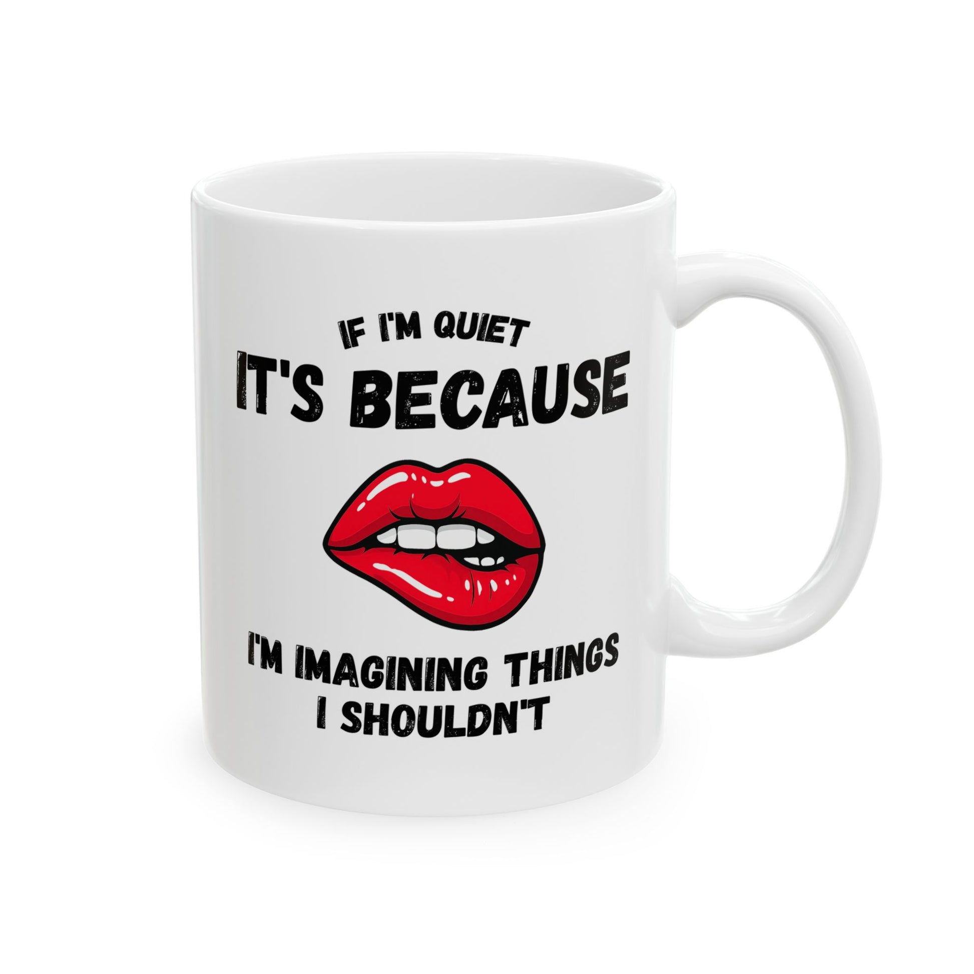 Flirty Quote Ceramic Mug - Office Humor, Relationship Gift