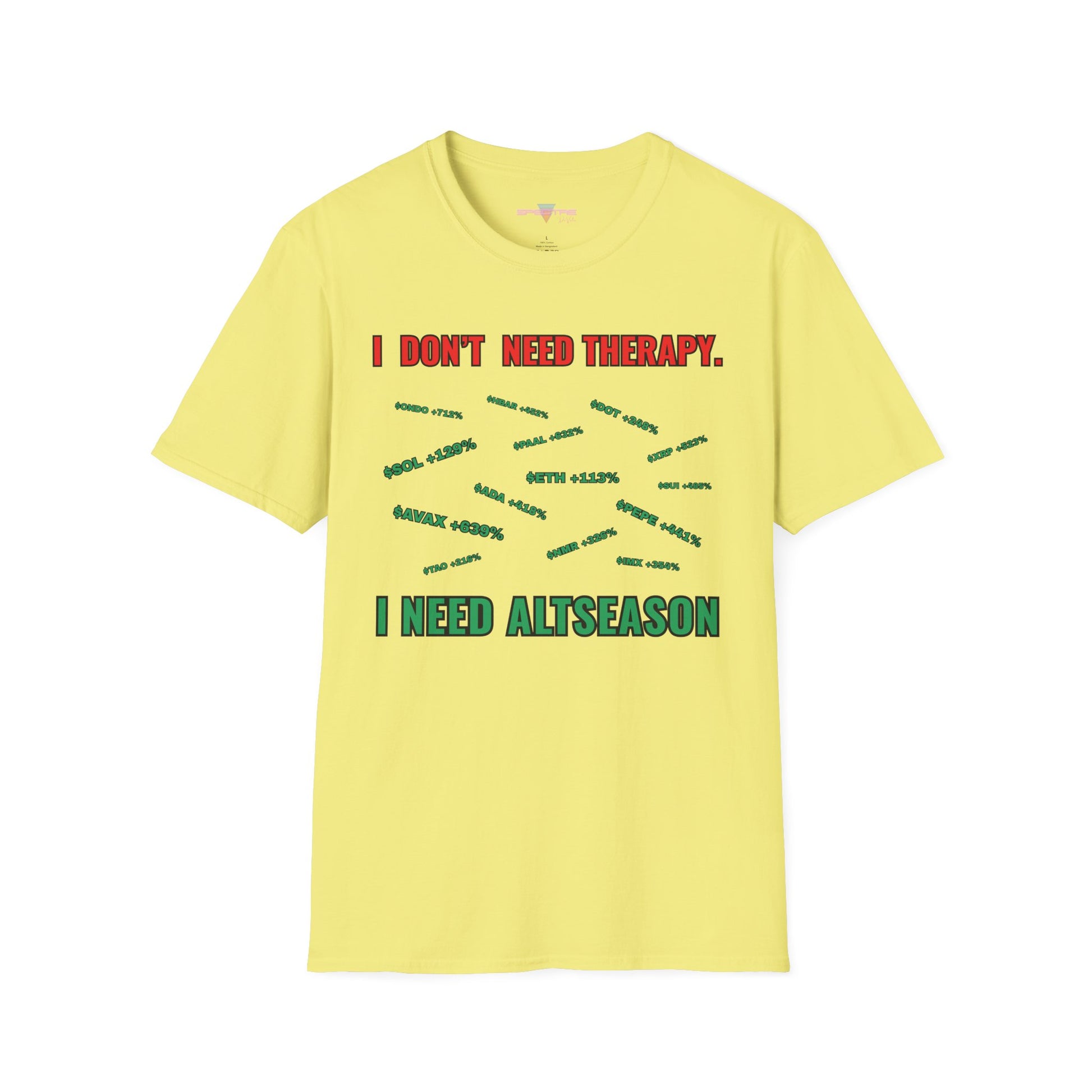 Altseason Unisex Softstyle T-Shirt – Relatable Crypto Shirt