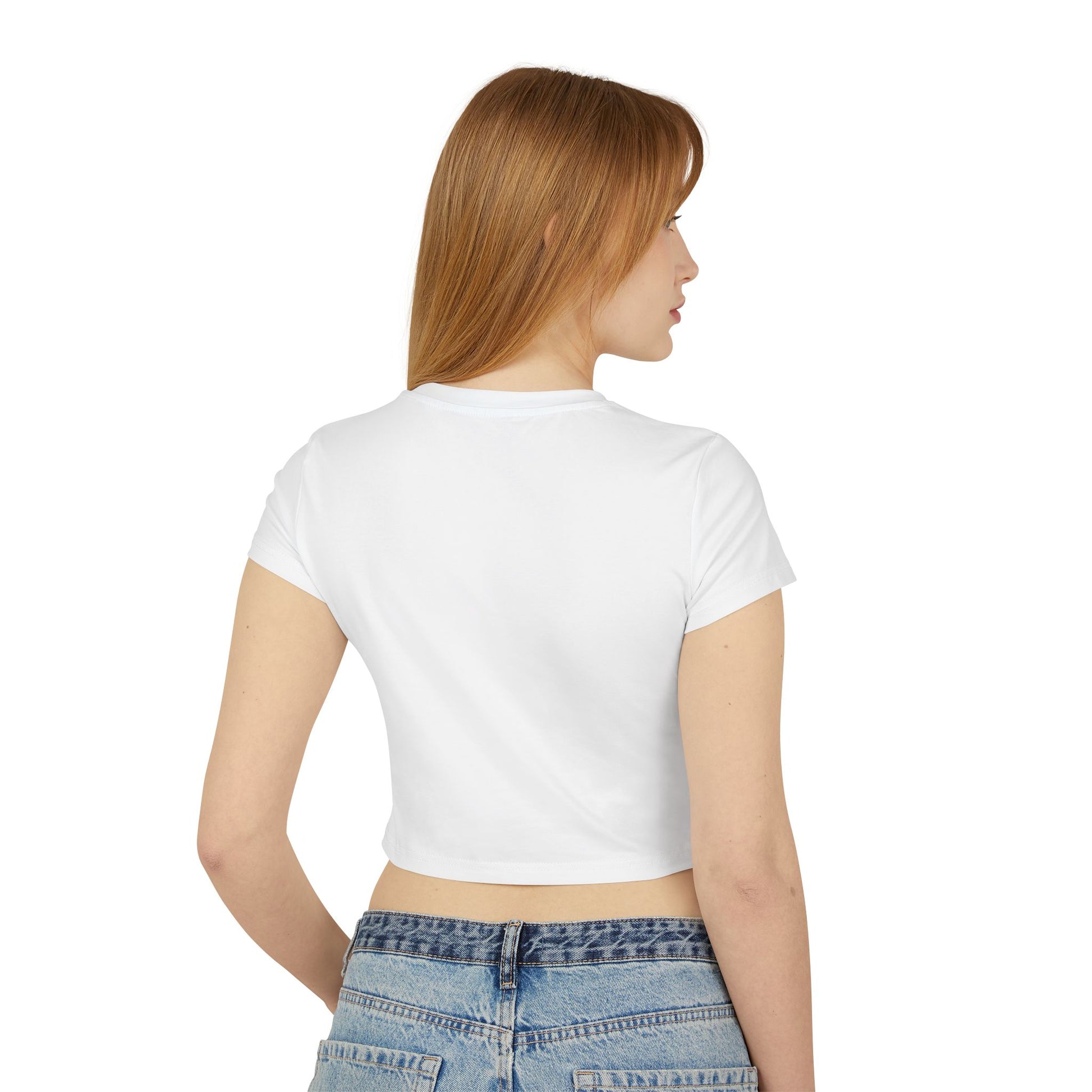 Think Big Women's Baby Tee - Inspirational Top, Flirty Bold Statement Tee