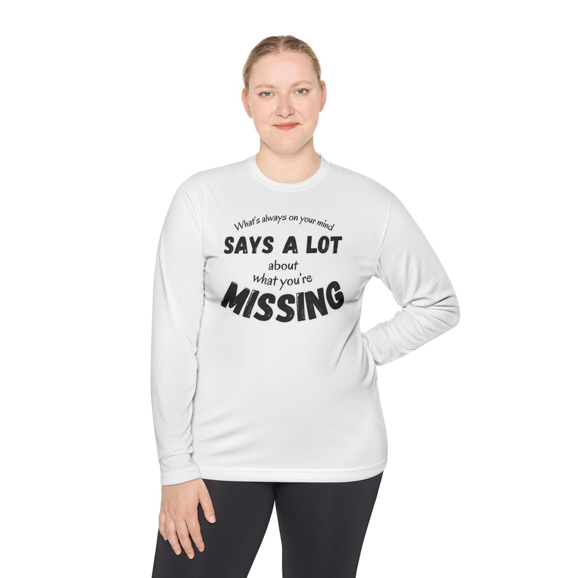 Unisex Long Sleeve Tee - Always on Your Mind Statement Outfit