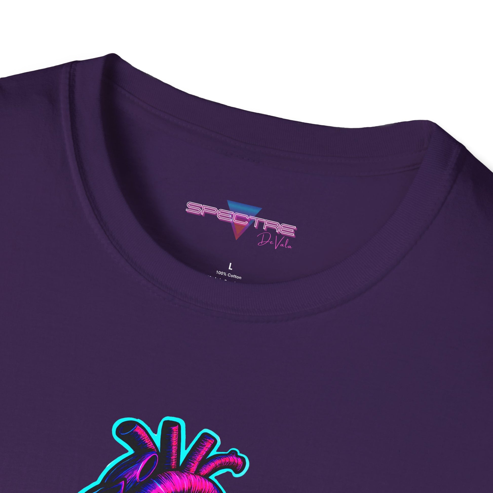 Synthwave Heart T-Shirt - Gift for 80s Music Lovers