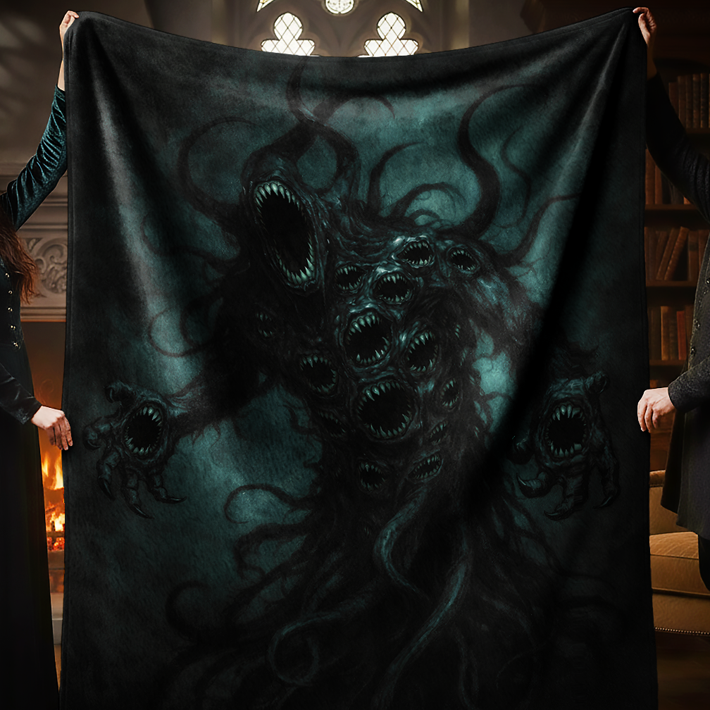 Nyarlathotep The Crawling Chaos - Lovecraft Inspired Velveteen Plush Blanket