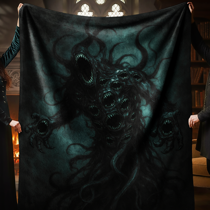 Nyarlathotep The Crawling Chaos - Lovecraft Inspired Velveteen Plush Blanket