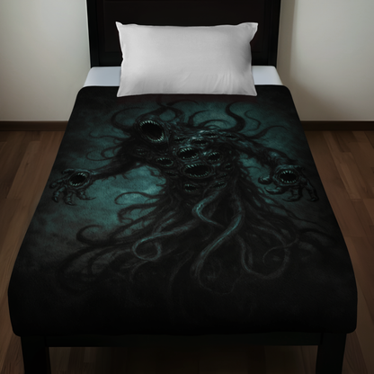 Nyarlathotep The Crawling Chaos - Lovecraft Inspired Velveteen Plush Blanket
