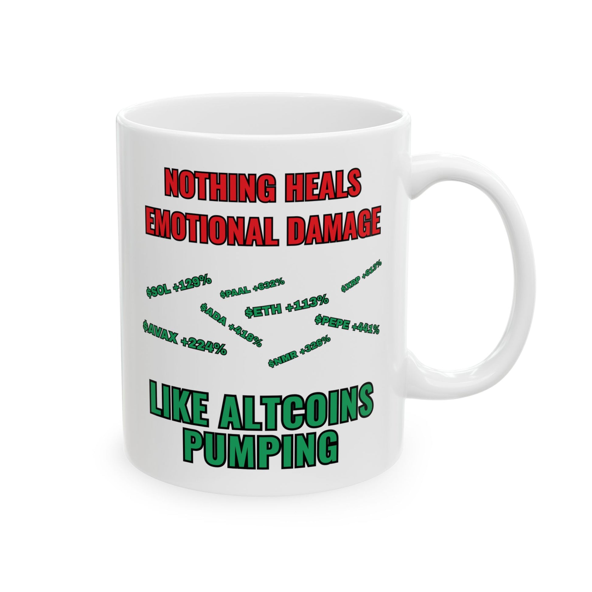 Altseason Therapy Mug - Relatable Crypto Humor for Traders