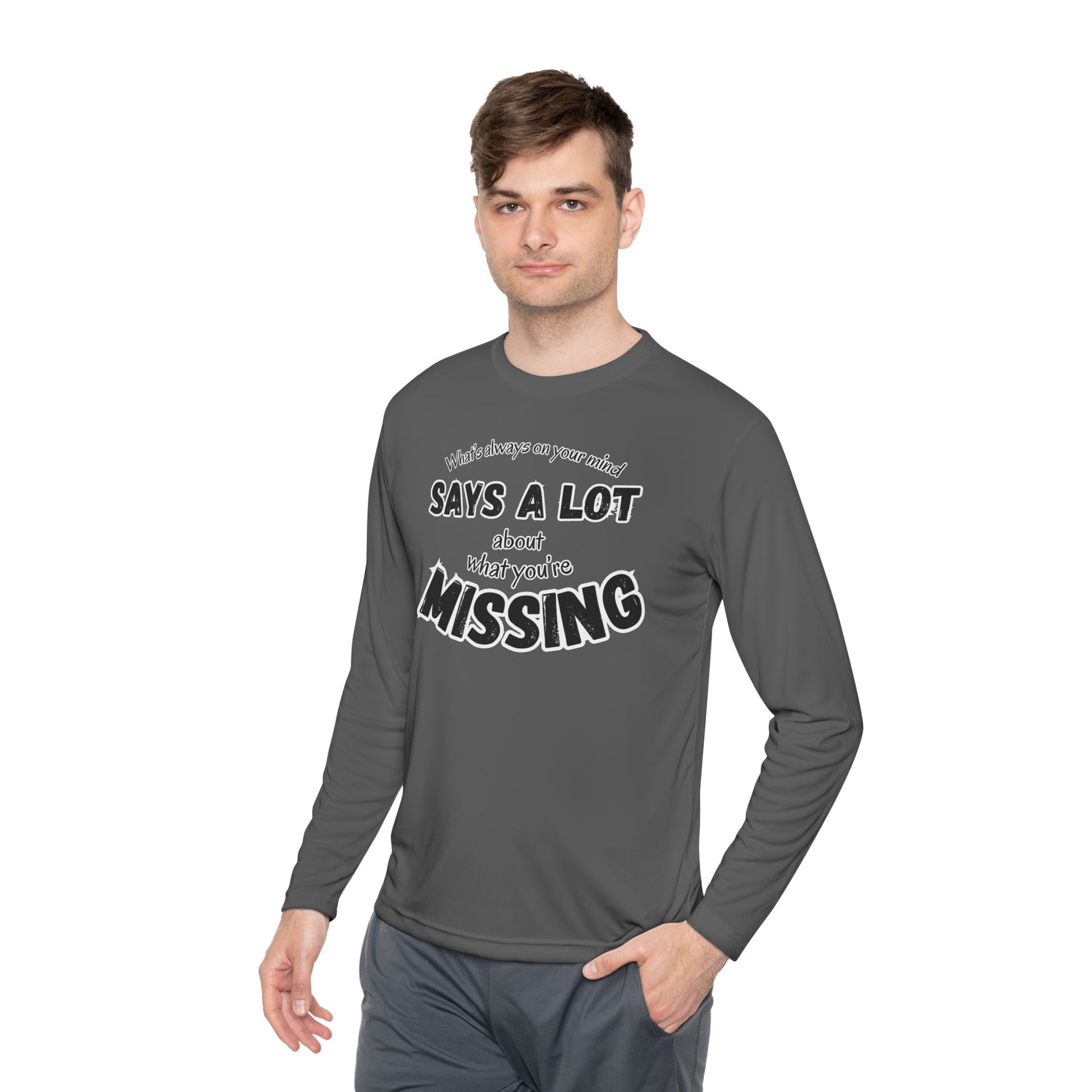 Unisex Long Sleeve Tee - Always on Your Mind Statement Outfit