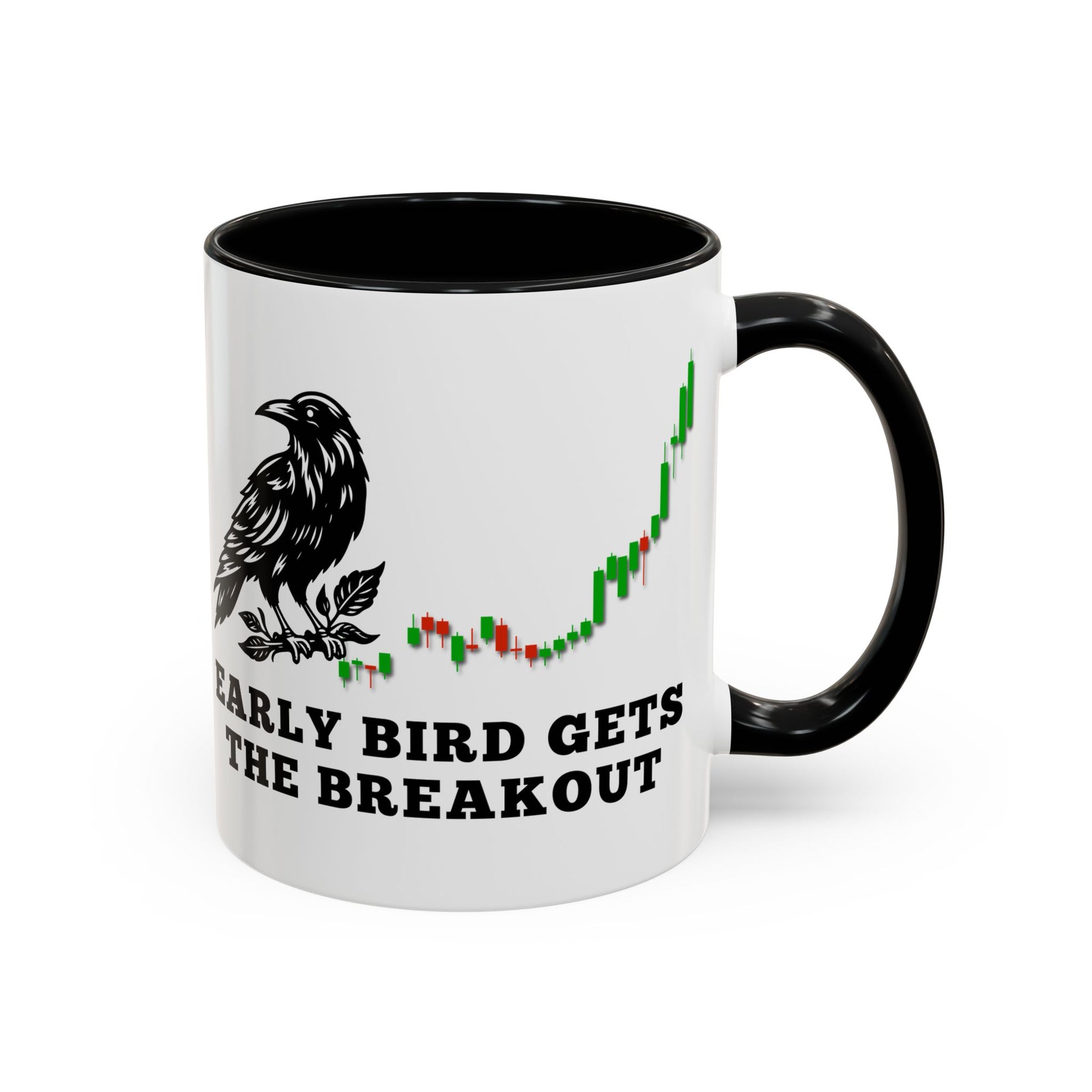 Early Bird Gets the Breakout – Funny Trader Mug – Stock Market Day Trader Gift