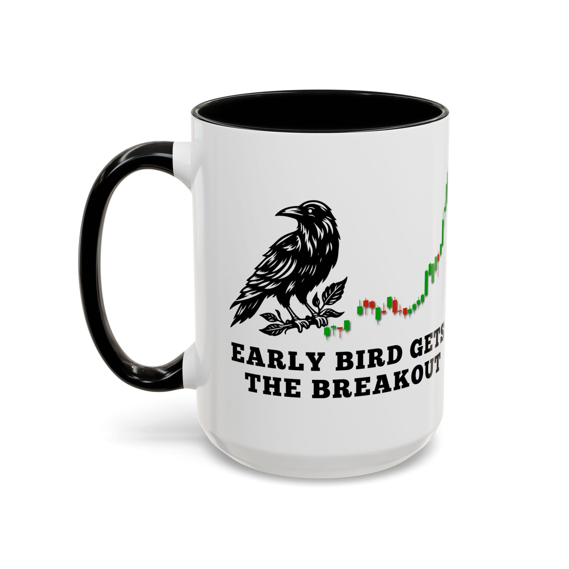 Early Bird Gets the Breakout – Funny Trader Mug – Stock Market Day Trader Gift