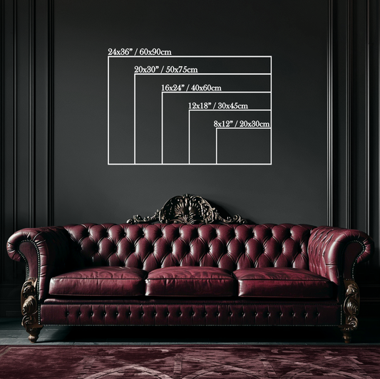 Cosmic Shadow Void Creature - Aluminum Print Wall Art