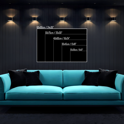 Hyperspace Spiral – Sci-Fi Aluminum Print Wall Art