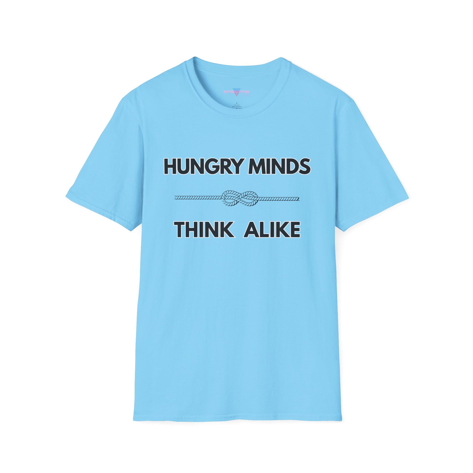 Hungry Minds T-Shirt - Minimalist Bold Design, Conversation Starter Tee