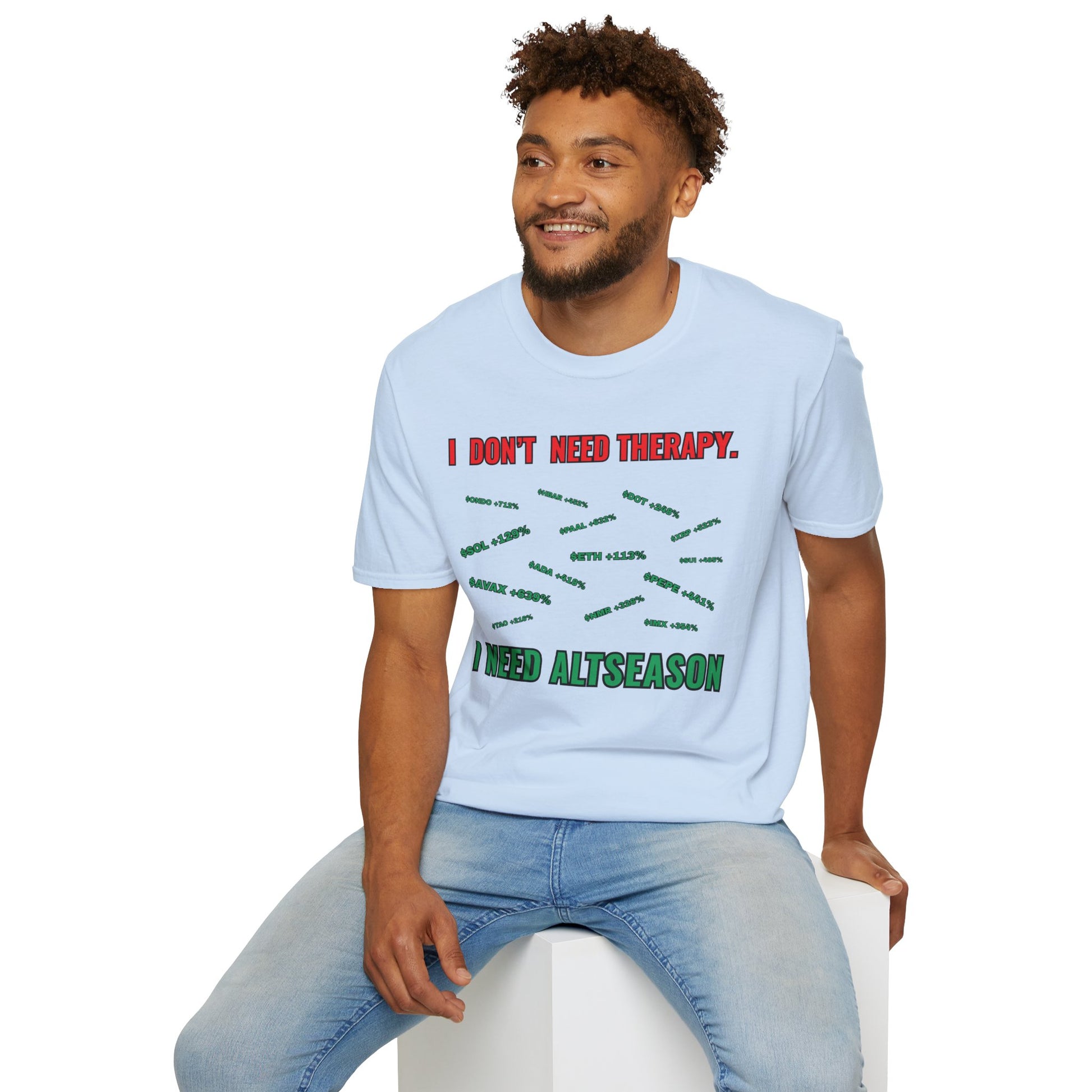 Altseason Unisex Softstyle T-Shirt – Relatable Crypto Shirt
