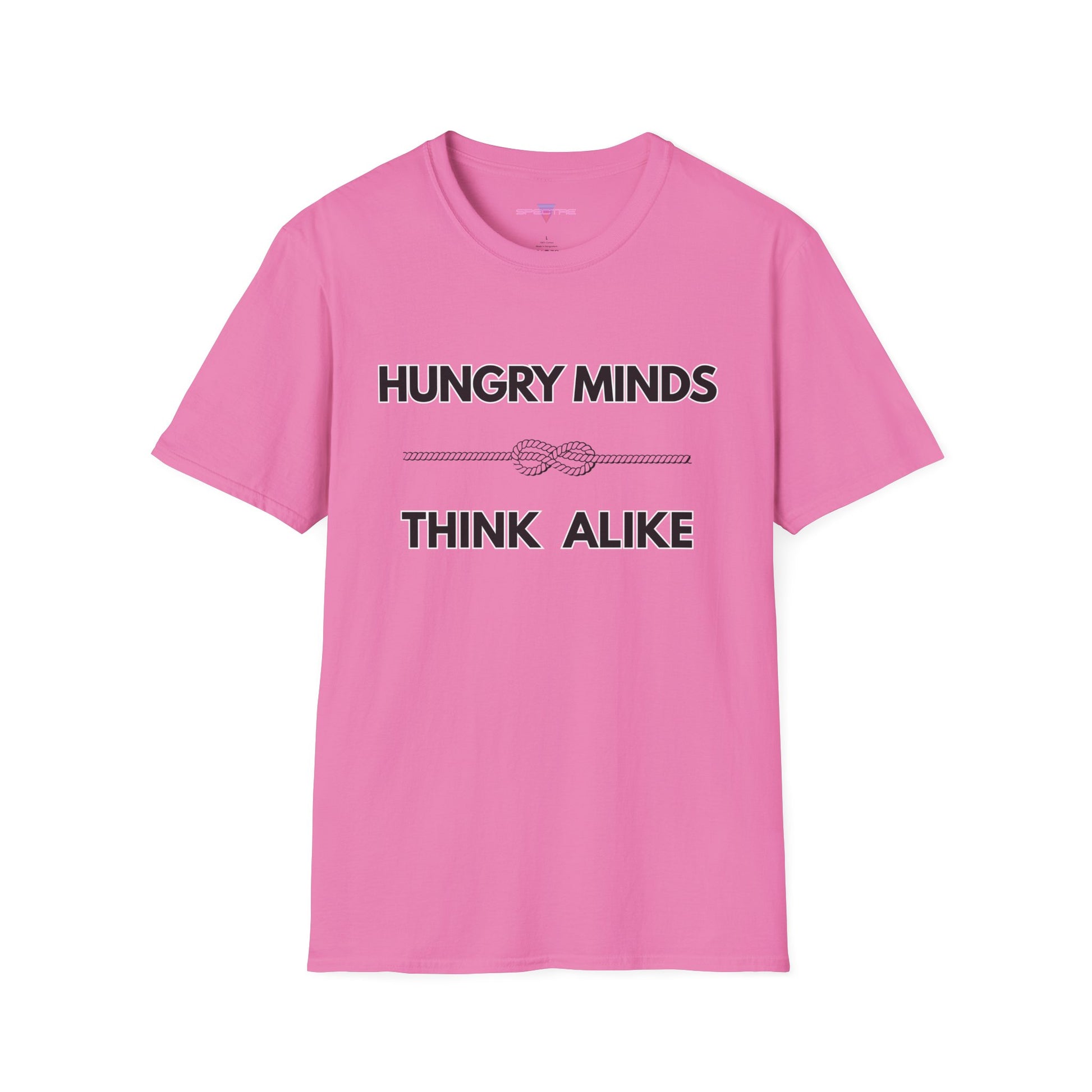 Hungry Minds T-Shirt - Minimalist Bold Design, Conversation Starter Tee