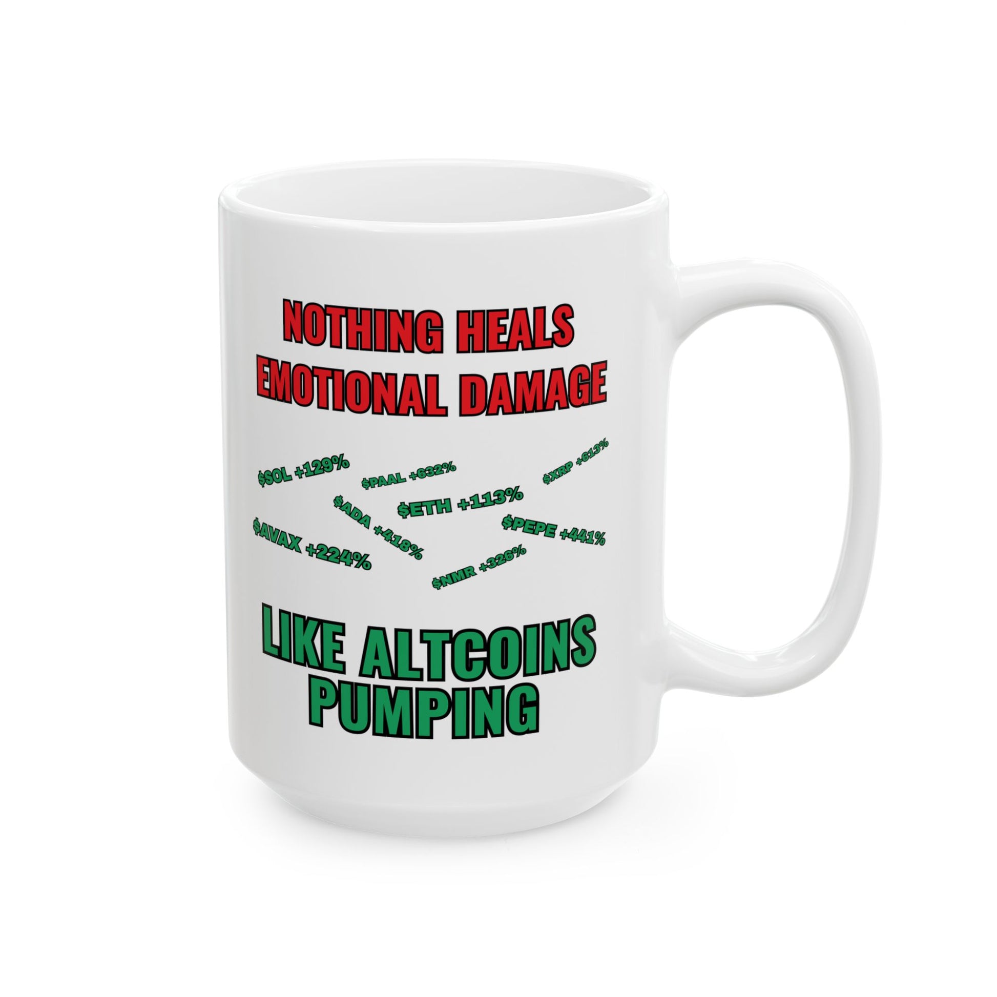 Altseason Therapy Mug - Relatable Crypto Humor for Traders