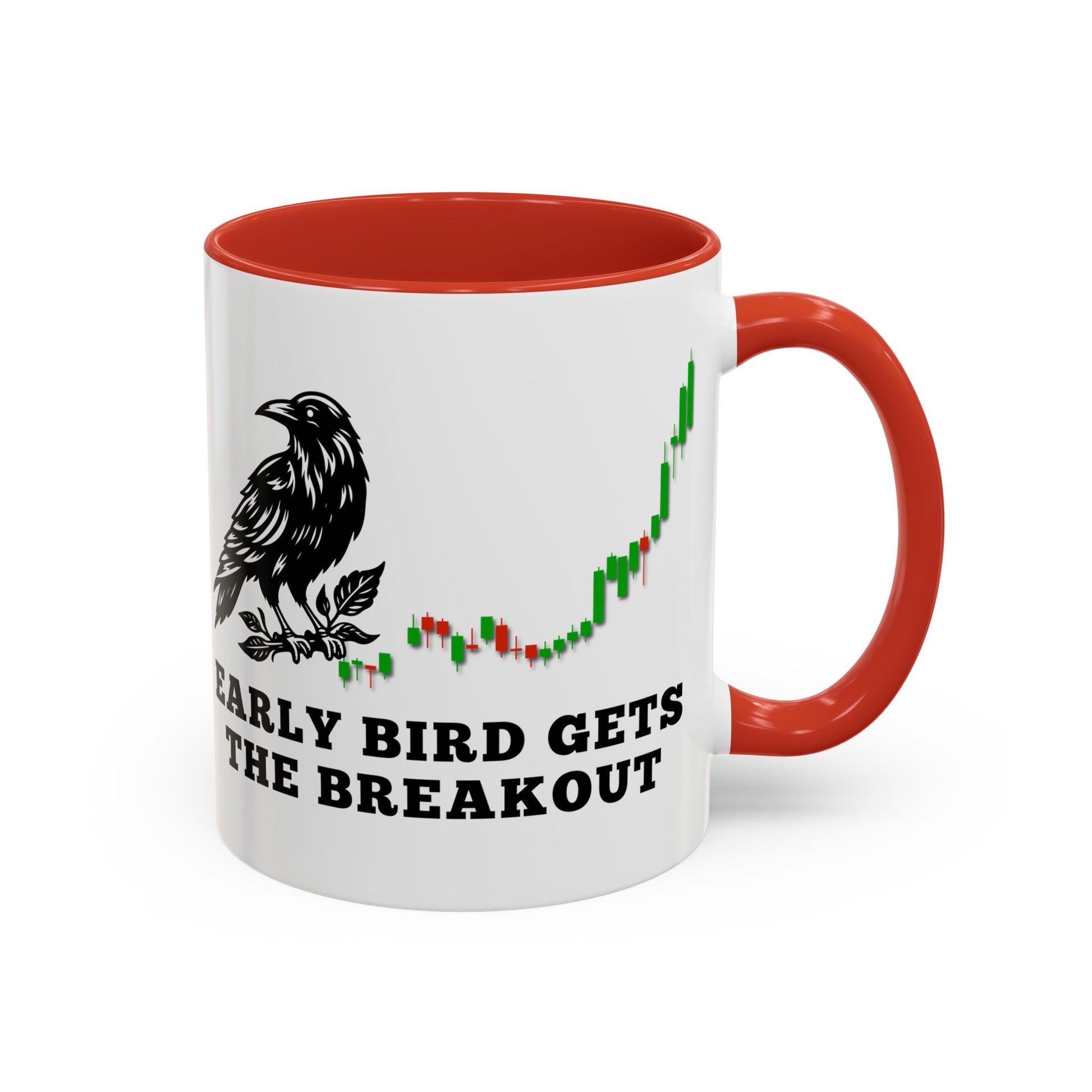 Early Bird Gets the Breakout – Funny Trader Mug – Stock Market Day Trader Gift