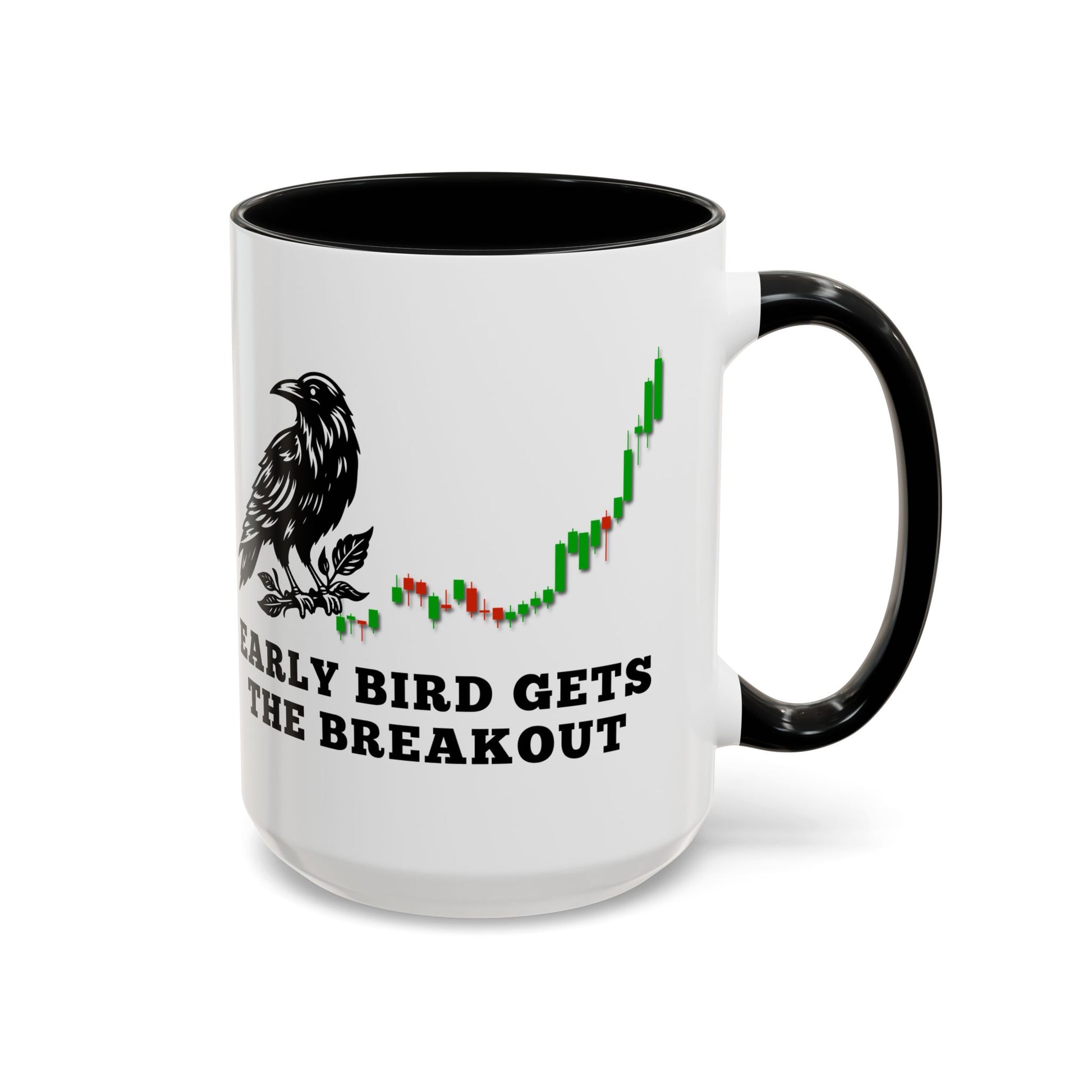 Early Bird Gets the Breakout – Funny Trader Mug – Stock Market Day Trader Gift