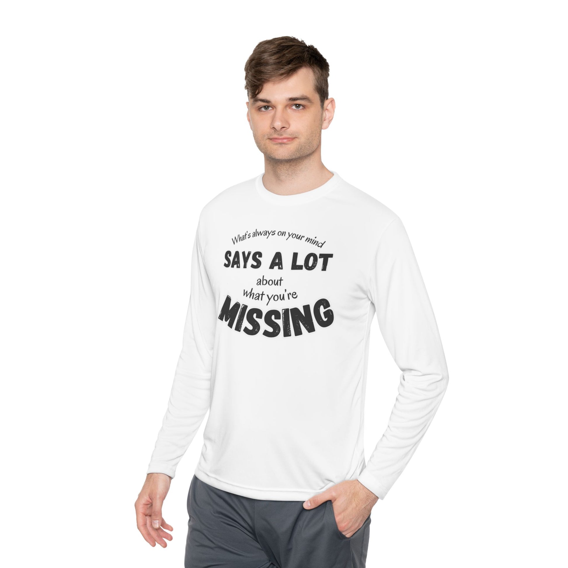 Unisex Long Sleeve Tee - Always on Your Mind Statement Outfit