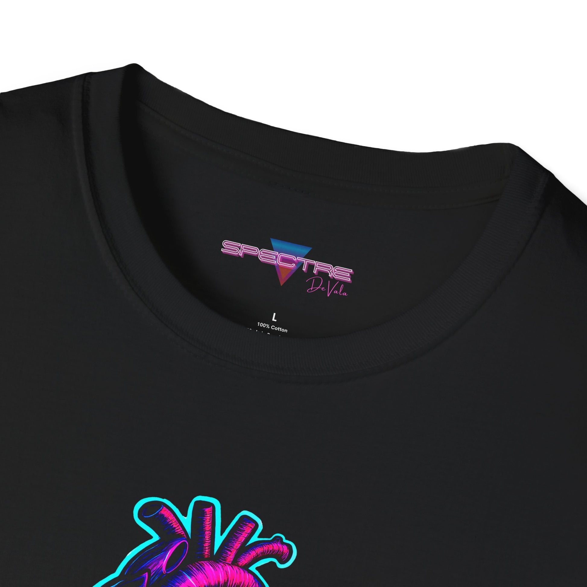 Synthwave Heart T-Shirt - Gift for 80s Music Lovers
