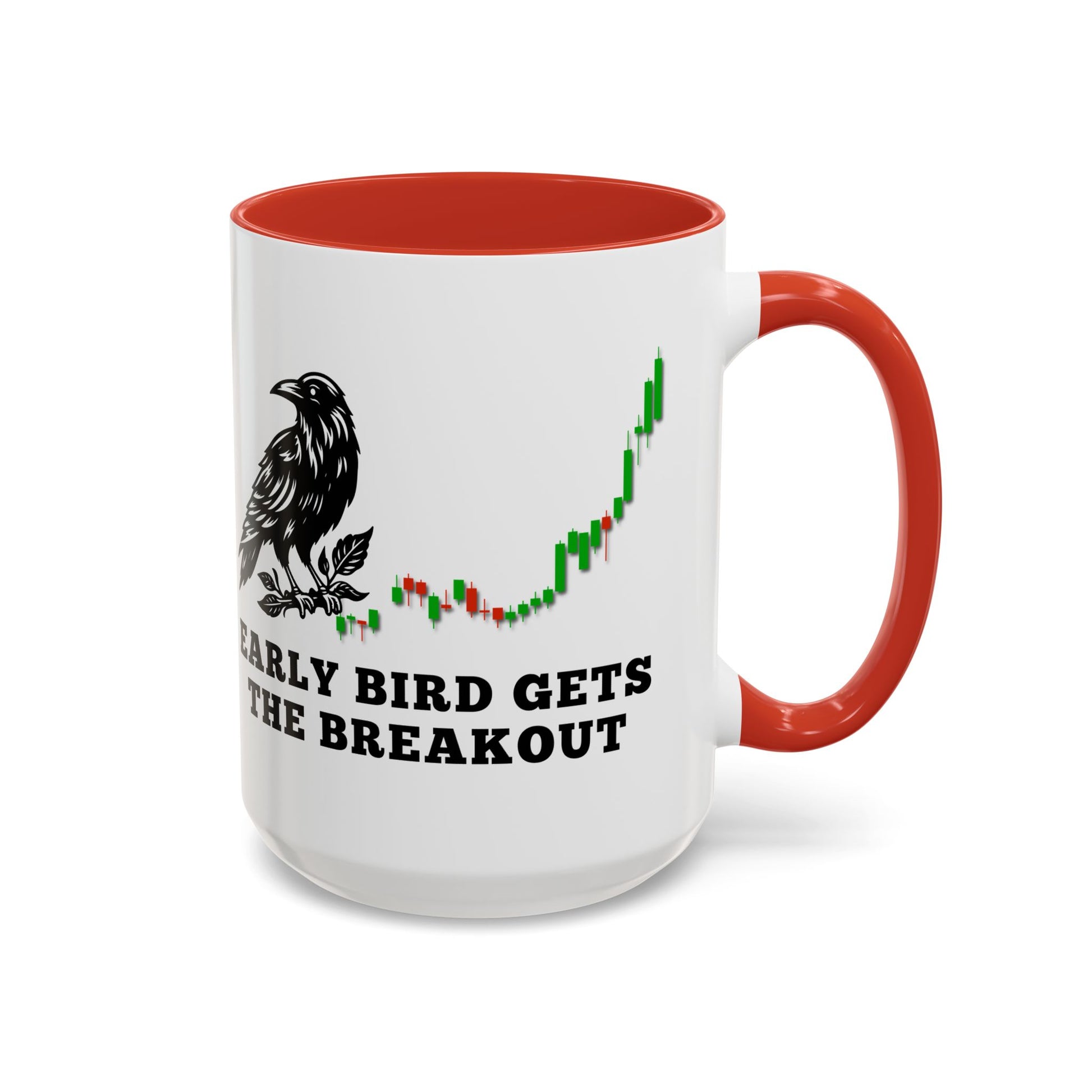Early Bird Gets the Breakout – Funny Trader Mug – Stock Market Day Trader Gift