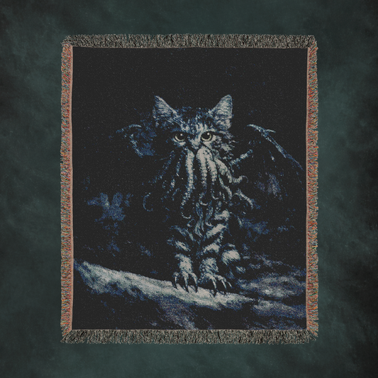 Custom Dark Art Woven Blanket
