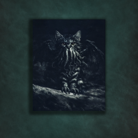 Custom Dark Art Portrait Canvas